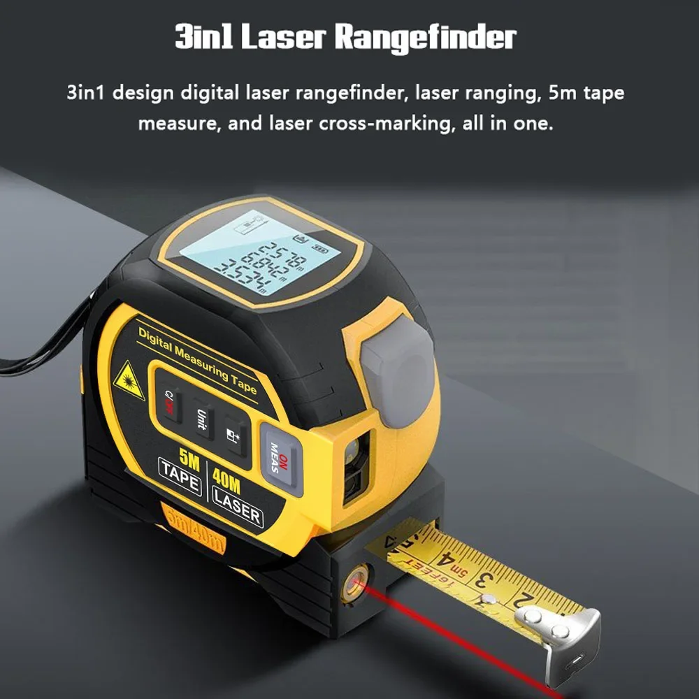 Industrial Laser Training - Arka işık mesafe ölçer bina ölçüm