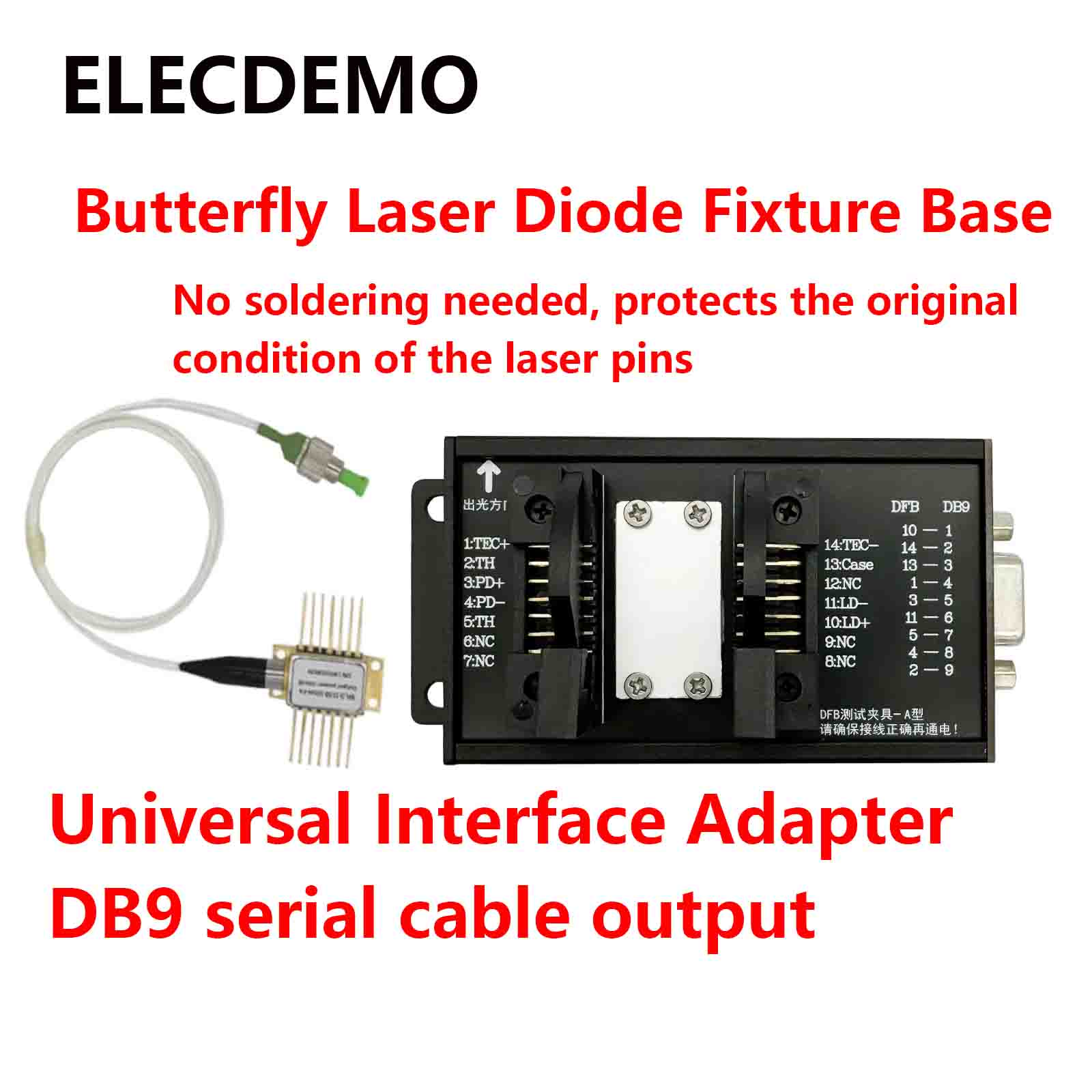 Laser Controller Board - 14Pin Montaj Tabanı, DFB Kelebek Lazer