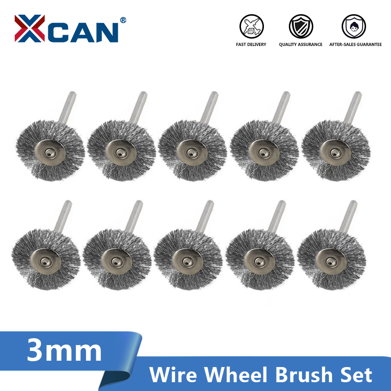 Cnc Router Bit - XCAN Tekerlek Fırça Seti 10 adet