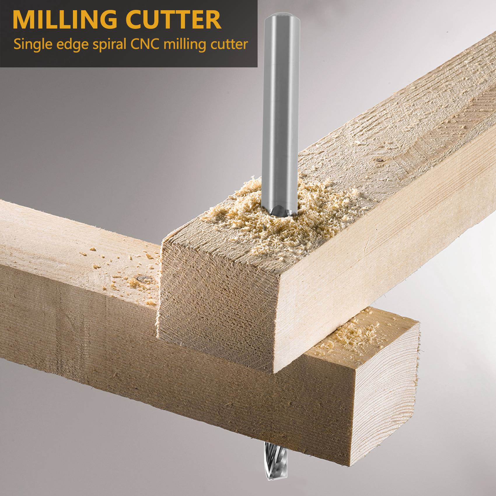 Cnc Router Bit - HJBW 2mm x 15mm Karbür Tek