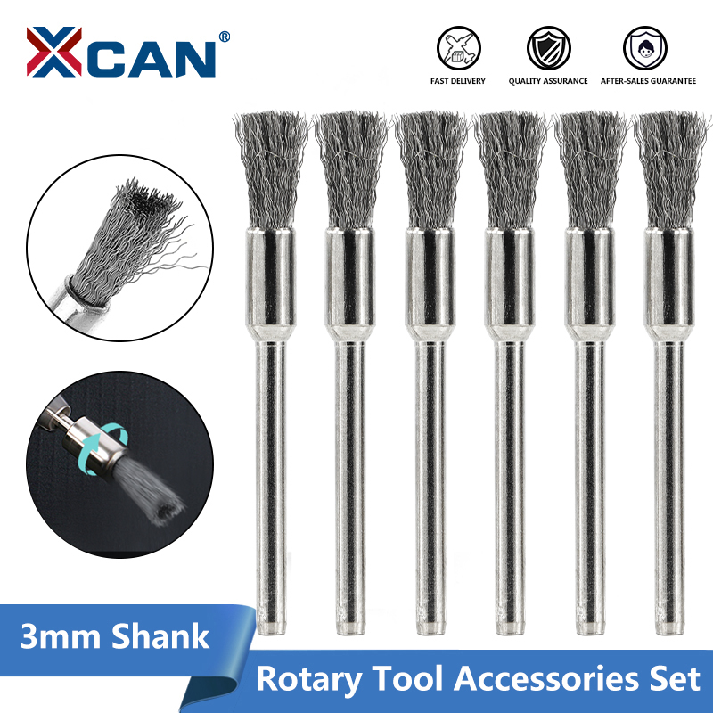 Cnc Router Bit - XCAN Çelik Tel Tekerlek Fırça Seti