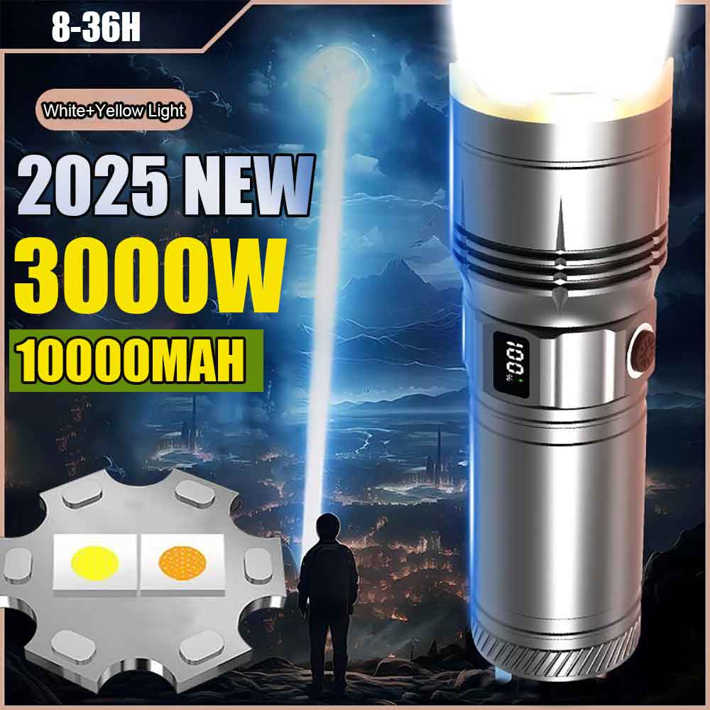 Laser Power Supply 60W - 2025 Yeni 10000 mah Güçlü beyaz