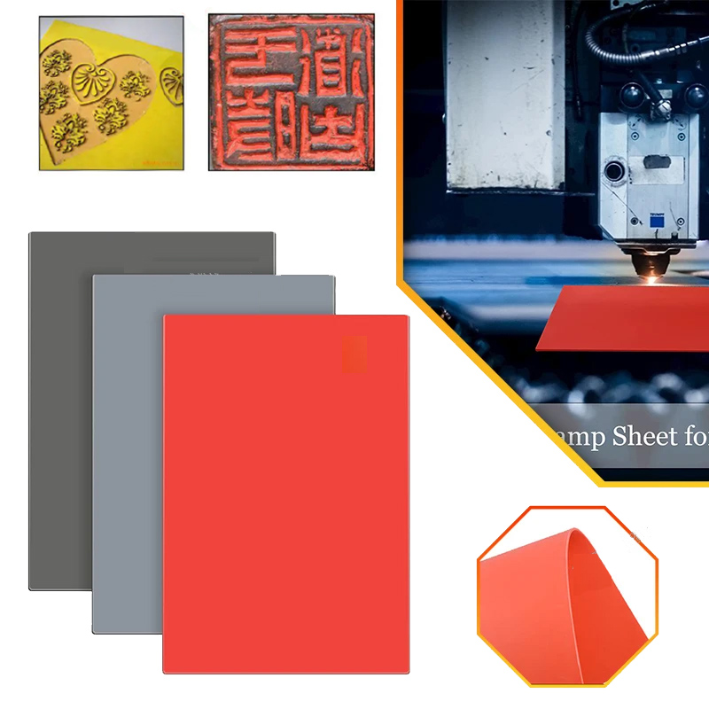 Industrial Laser Technology - A4 Kauçuk Paspas DIY Lazer gravür
