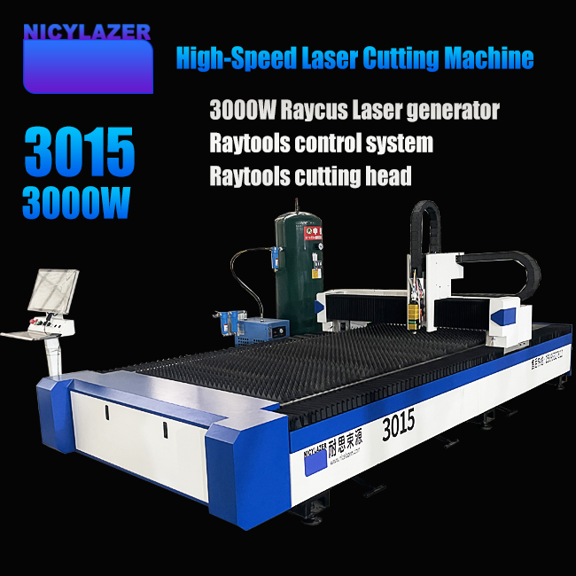 Industrial Laser Cutter For Metal - 3000W Fiber Lazer Kesim Makinesi 3015