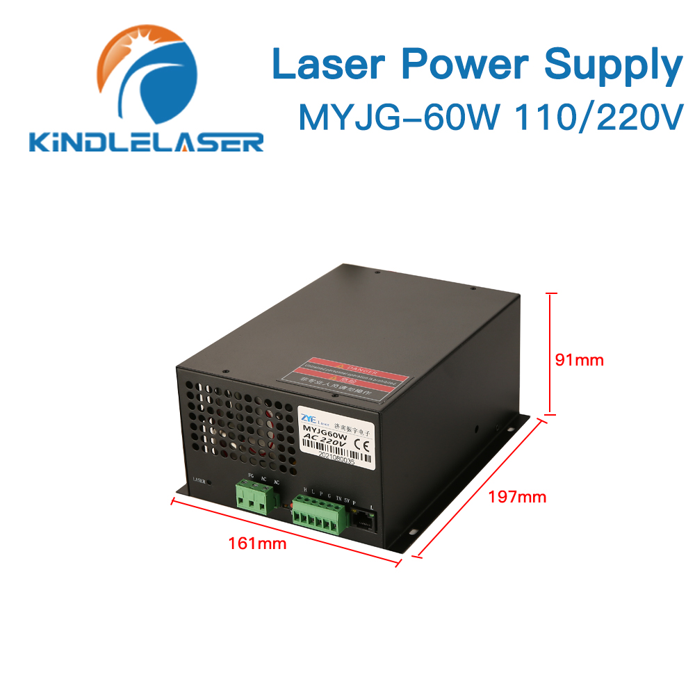 KINDLELASER 60W CO2 Laser Powe - Laser Power Supply 60W incelemesi ve fiyatı