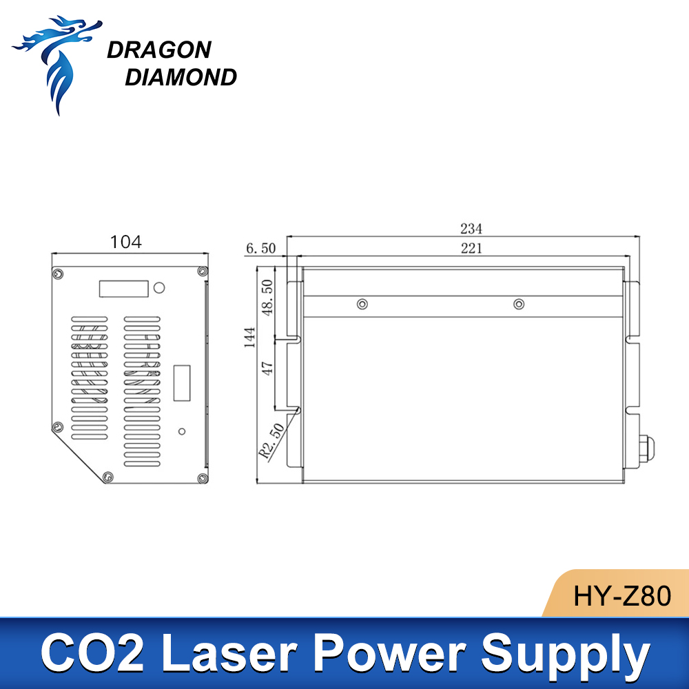 Dragon Diamond HY-Z80 Co2 Laze - Laser Power Supply 60W incelemesi ve fiyatı