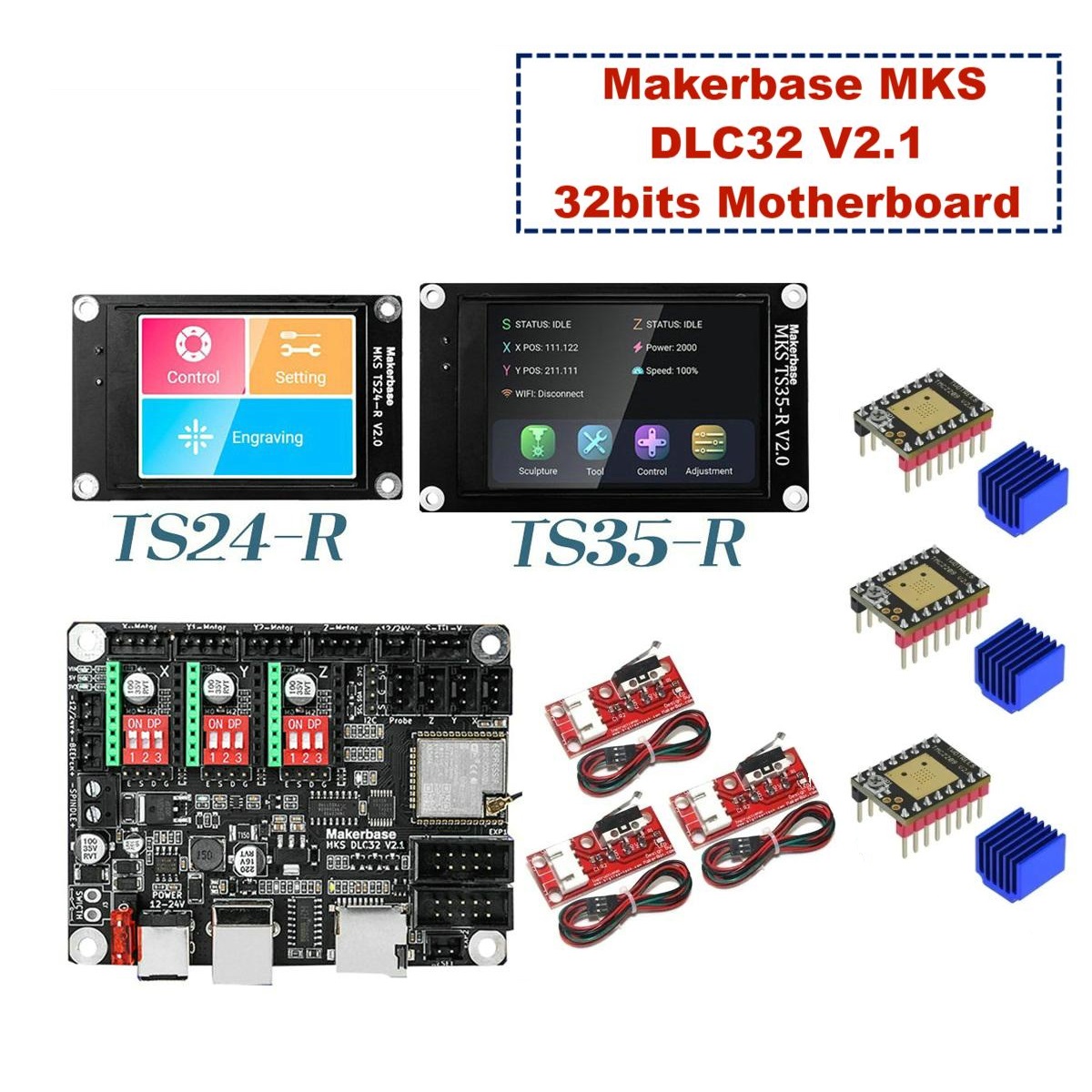 Makerbase MKS DLC32 V2.1 32bit - Industrial Laser Technology incelemesi ve fiyatı