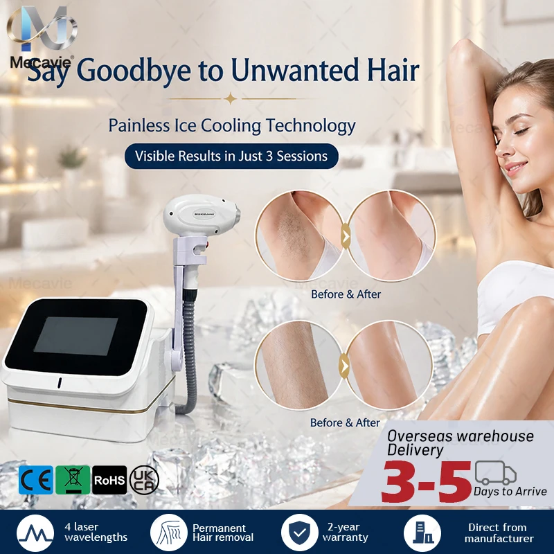 Mini Buz Platin Epilatör 808nm - Industrial Laser Hair Removal Machine incelemesi ve fiyatı