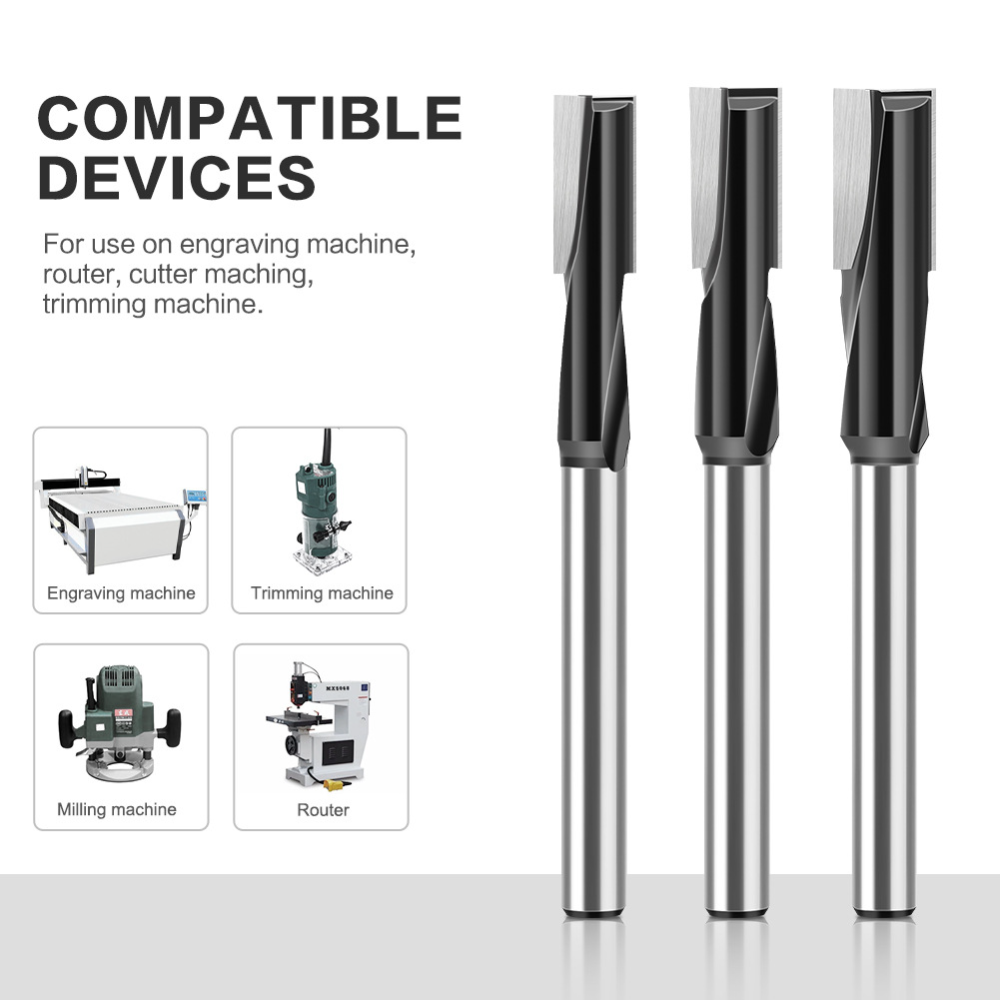 12mm Şaftlı Düz Freze Ucu Çift - Cnc Router Bit incelemesi ve fiyatı