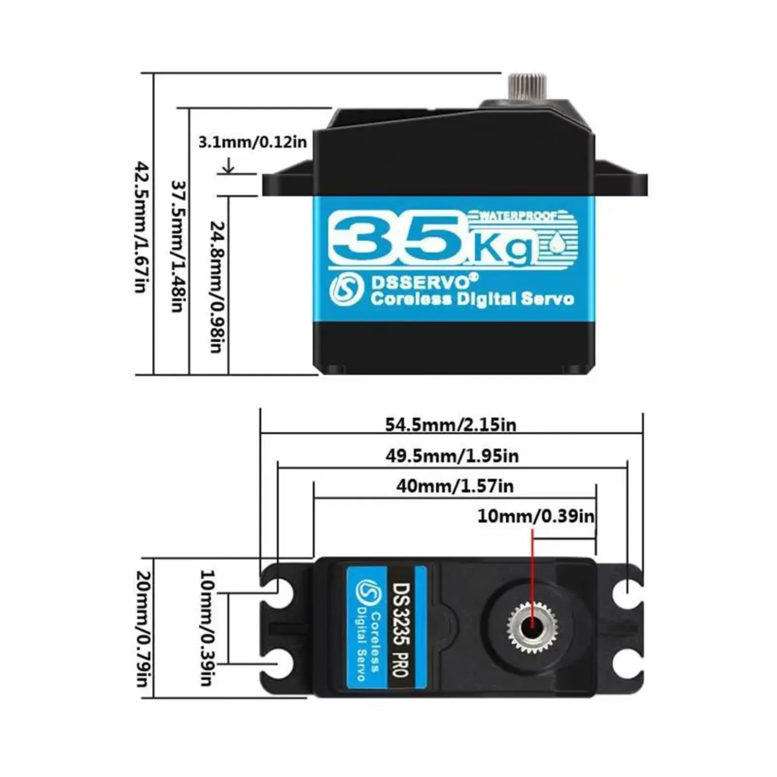 DS3235 PRO Çekirdeksiz Dijital - Servo Motor Cnc incelemesi ve fiyatı