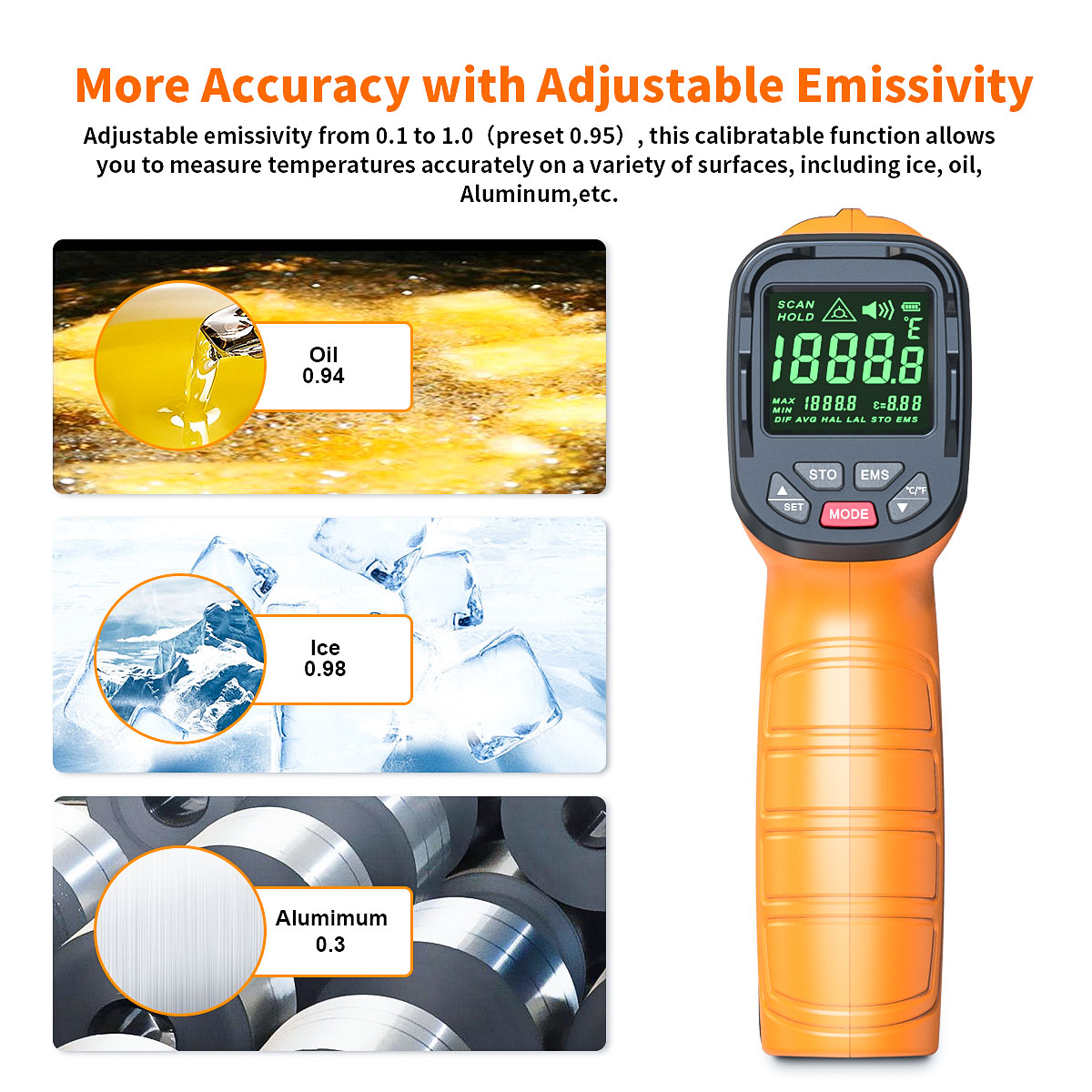 DT1000 DT1600 Kızılötesi Termo - Industrial Laser Temperature incelemesi ve fiyatı