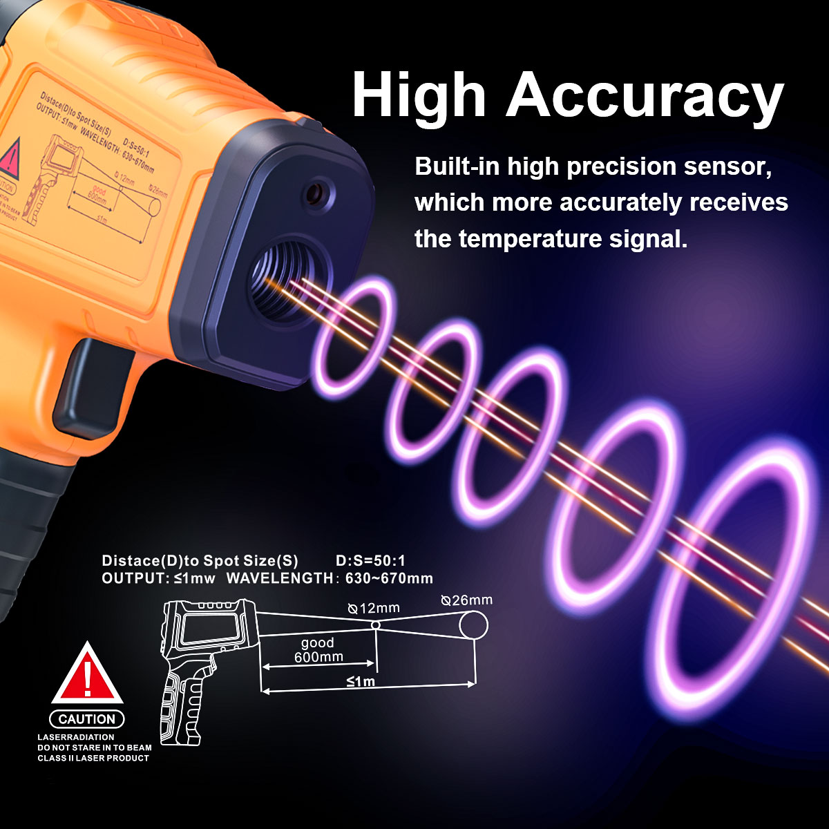 DT1000 DT1600 Kızılötesi Termo - Industrial Laser Temperature incelemesi ve fiyatı