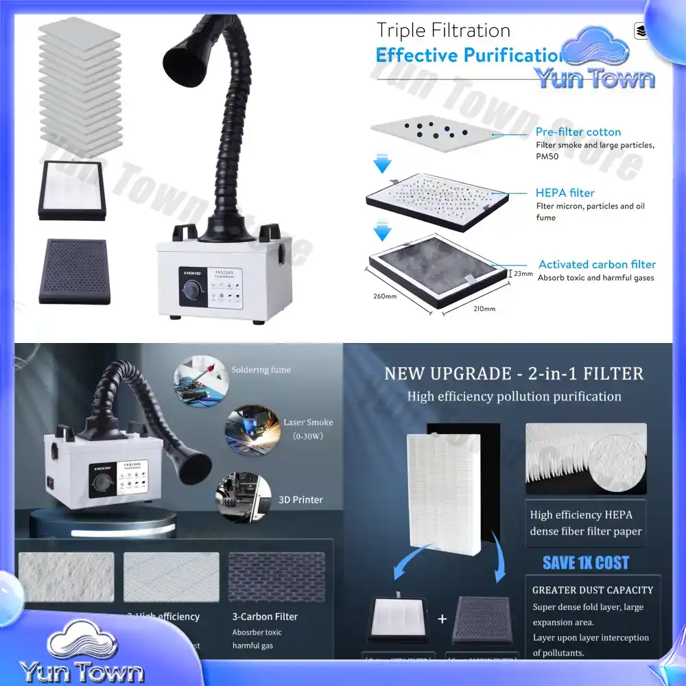 100W Motorlu Lazer Duman Temiz - Industrial Laser Uses incelemesi ve fiyatı