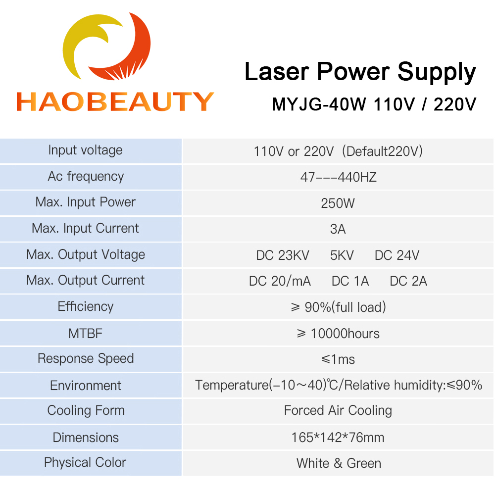HAOBEAUTY MYJG-40 CO2 Lazer Gü - Industrial Laser Technology incelemesi ve fiyatı