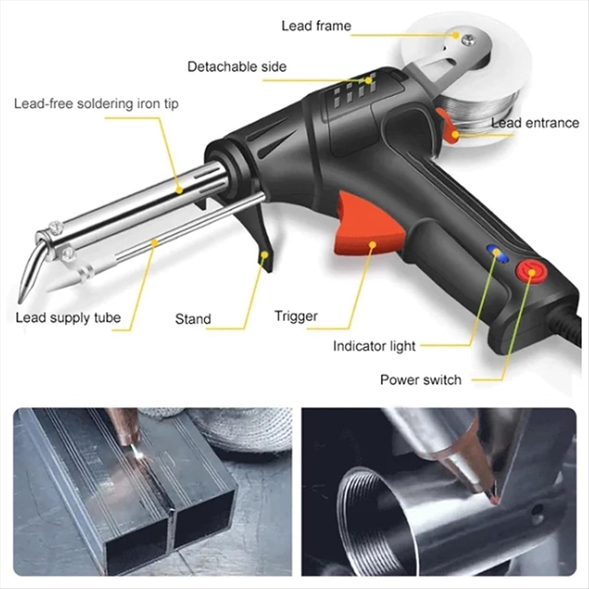 A69T Dahili Isıtmalı Endüstriy - Industrial Heated Laser Welding Tool incelemesi ve fiyatı