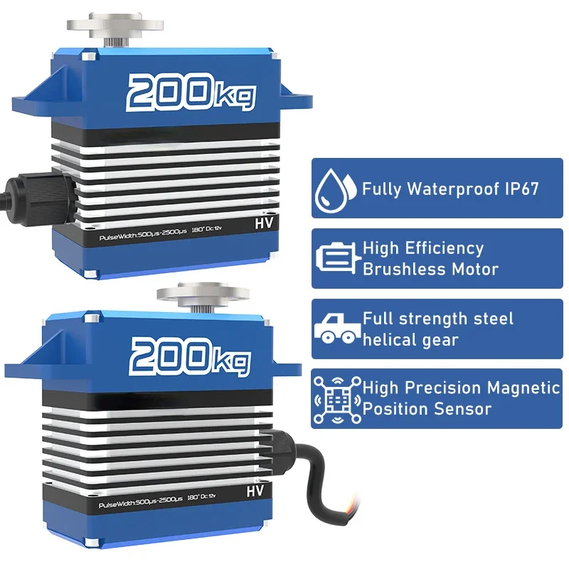 200KG Fırçasız Servo 12V-16.8V - Servo Motor Cnc incelemesi ve fiyatı