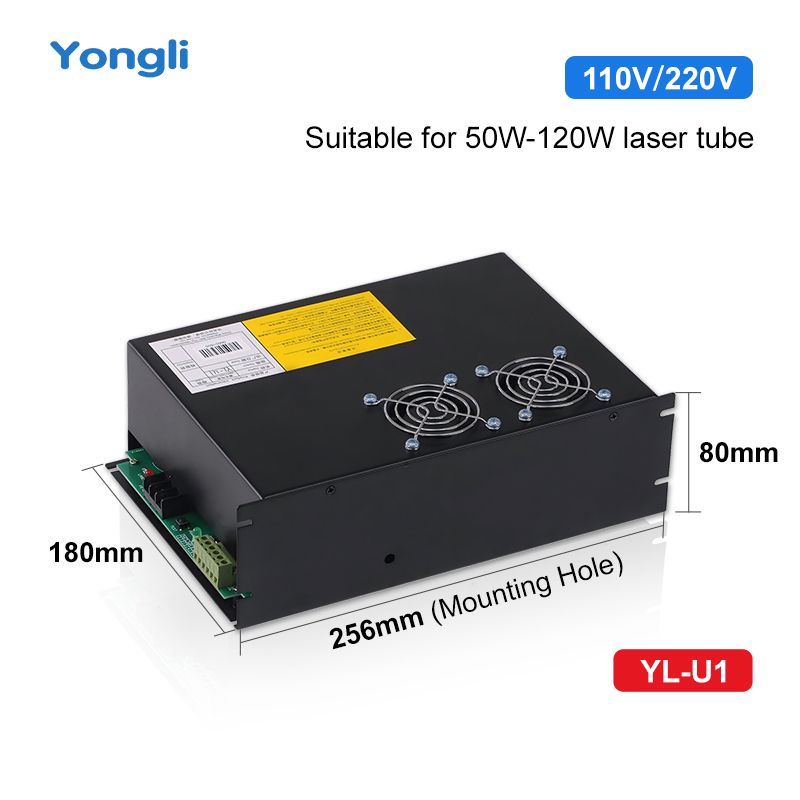YongLi 110v 220v Co2 Lazer Güç - Laser Power Supply 60W incelemesi ve fiyatı