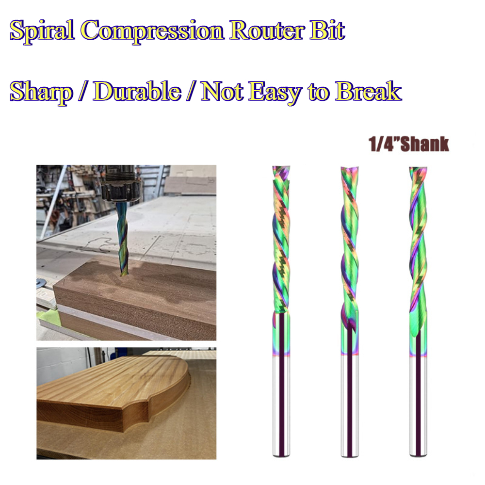 Spiral Sıkıştırma Freze Ucu Ka - Cnc Router Bit incelemesi ve fiyatı