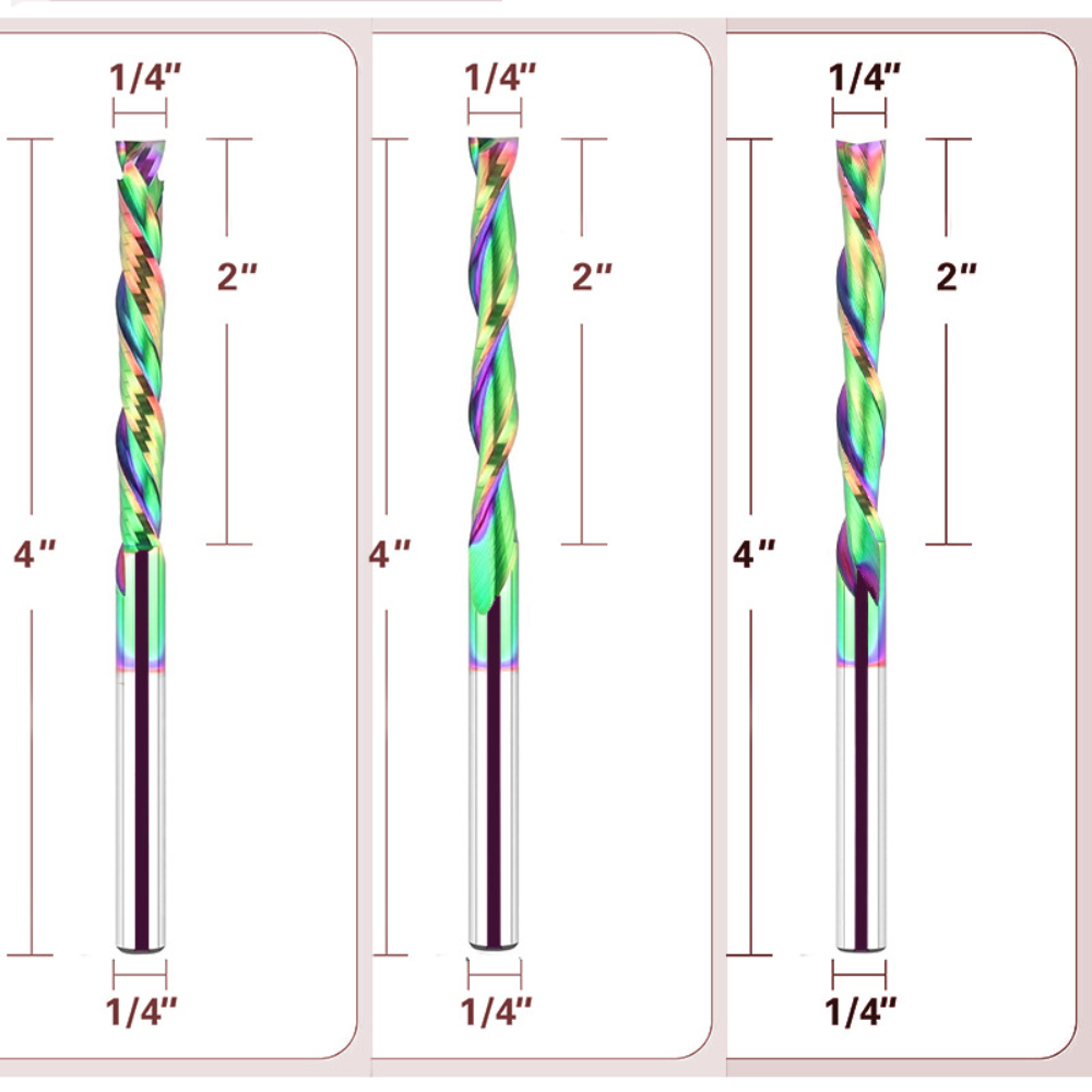 Spiral Sıkıştırma Freze Ucu Ka - Cnc Router Bit incelemesi ve fiyatı